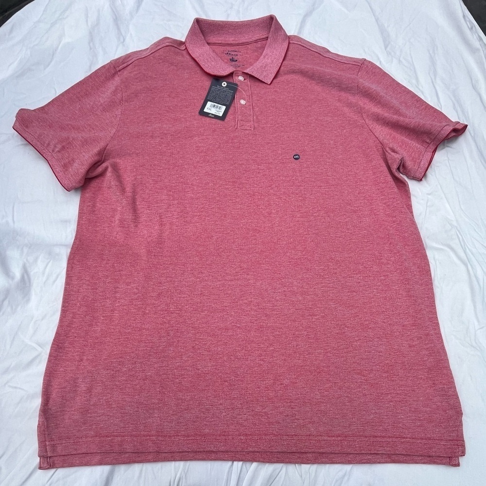 G.H. Bass & Co Polo Men's 2XL Red Short Sleeve